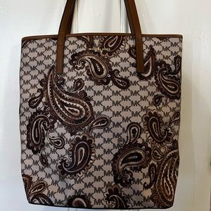 Michael Kors Emry paisley tote NWOT